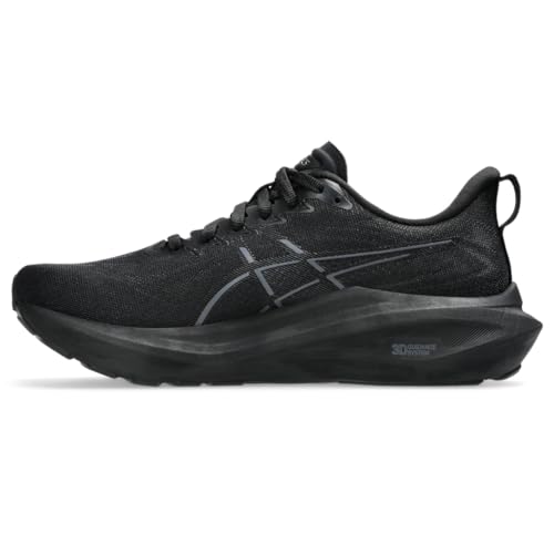 ASICS Women's GT-2000 13 D Running Shoes, 8, Black/Black