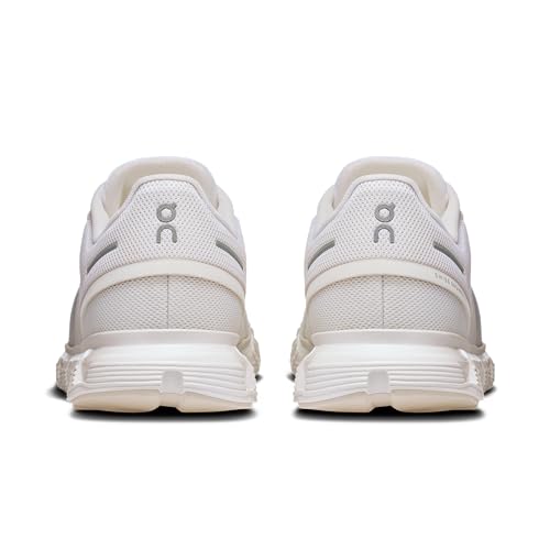 On Women's Cloud 6 Sneakers, White, 8.5 Medium US
