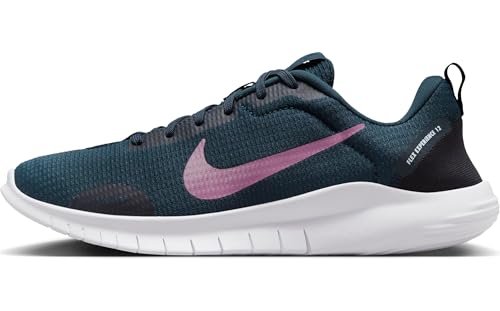 Nike Womens Flex Experience Run 12 Armory Navy/Plum Dust/Black 8 Medium