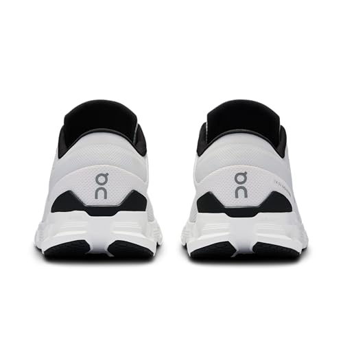 On Men's Cloud X 4 Sneakers, Ivory/Black, 8.5 Medium US