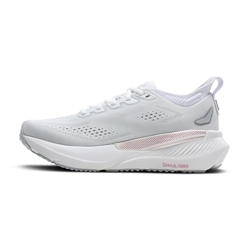Brooks Women’s Glycerin GTS 23 Supportive Running Shoe - White/Harbor Mist/Metallic - 8 Medium