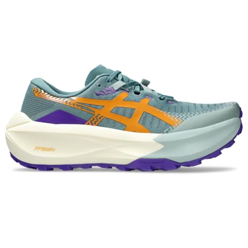 ASICS Women's Trabuco MAX 5 Running Shoes, 7.5, Foggy Teal/Radiant Amethyst