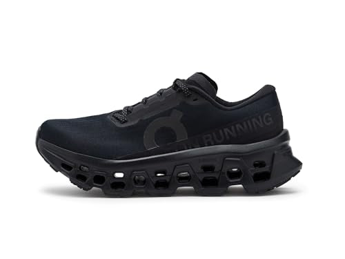On Women's Cloudmonster 3 Sneaker, Black/Black, 8