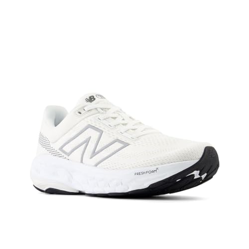 New Balance Women's Fresh Foam X 860 V14 Running Shoe, White/Sea Salt/Black, 11 M