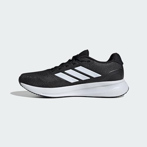 Adidas Men's Run Falcon 5, Black/White/Black, 10