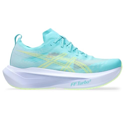ASICS Unisex MEGABLAST Running Shoes, 11M / 12.5W, Energy Aqua/Blue Fade