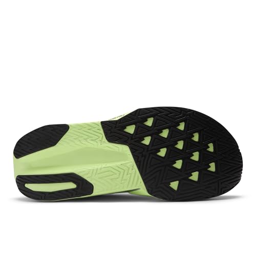 New Balance Men's FuelCell Rebel V5 Running Shoe, Mint Flash/Lab Green/Silver Metallic, 10.5 M
