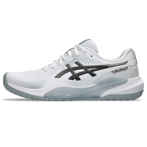 ASICS Men's Gel-Challenger 15 Tennis Shoes, 15, White/Gunmetal