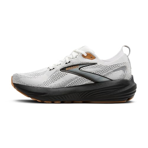 Brooks Men’s Glycerin 22 Neutral Running Shoe - White/Grey/Black - 12.5 Medium