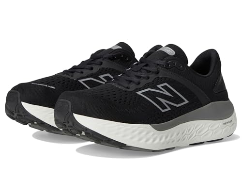 New Balance Women's Fresh Foam X 1540 V4 Running Shoe, Black/White, 9 M