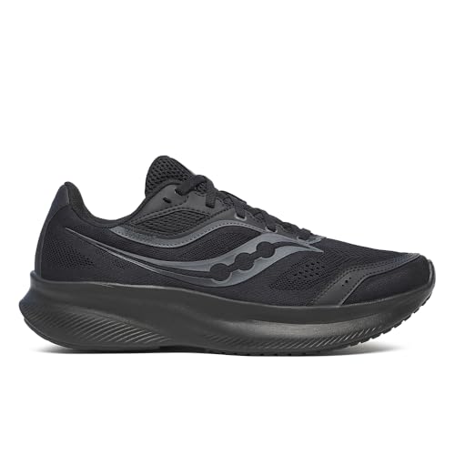 Saucony Men's Cohesion 18 Sneaker, Black/Black/Black, 7
