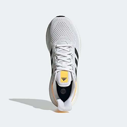 adidas Pureboost Jet Unisex Shoes Size 13, Color: Dove/Black/Orange