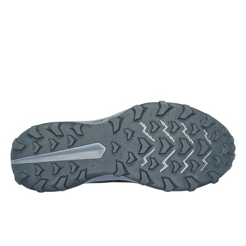 Saucony Women's Peregrine 14 Sneaker, Black/Carbon, 8