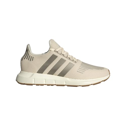 Adidas Women's Swift Run 1.0, Wonder White/Cyber Metallic/Off White, 8