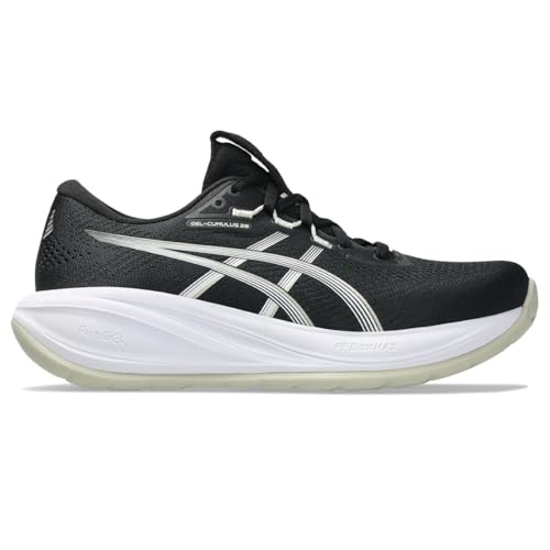 ASICS Women's Gel-Cumulus 28 Trainers, Black White, 9 US