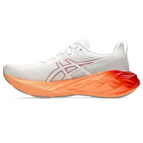 ASICS Men's NOVABLAST 4 Running Shoes, 13, White/Moonrock