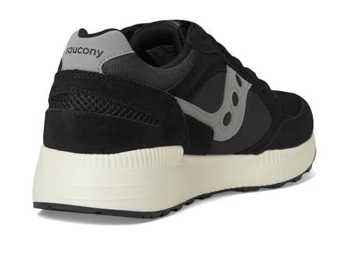 Saucony Unisex-Adult Eclipse Sneaker, Black/Grey, 11