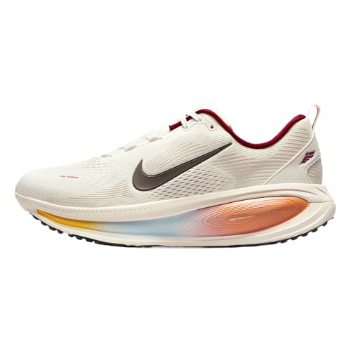 Nike Vomero 18 Men's Road Running Shoes (White/Phantom/Team Crimson/Dark Hazel) Size 10.5