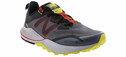 Men's New Balance Dynasoft Nitrel v4 Running Shoes in Grey/Yellow alternate view 2