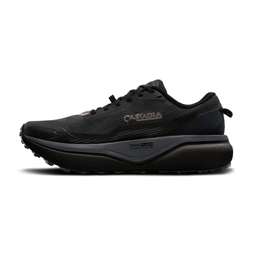 Brooks Men’s Cascadia 20 GTX Waterproof Trail Running Shoe - Black/Ebony/Nocturnal - 11.5 Medium