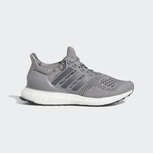 Adidas Ultraboost 1.0 Running Shoe, Grey/Grey/Black, 3.5 US Unisex Little Kid