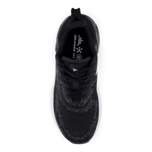 New Balance Women's FuelCell Rebel TR V2 Running Shoe, Black/White/Bleached Lime Glo, 12 M