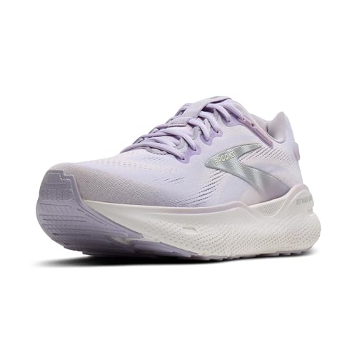 Brooks Women's Defyance Max Neutral Running & Walking Shoe - Lavender/Silver/White - 8 Medium