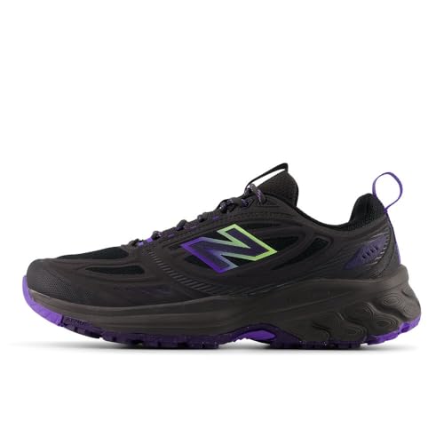 Women's New Balance Fresh Foam 410v9 Trail Shoes in Black/Electric Indigo alternate view 2