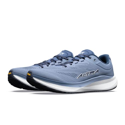 Altra men's Torin 9 wide road running shoe in Flint Stone and Blue Nights