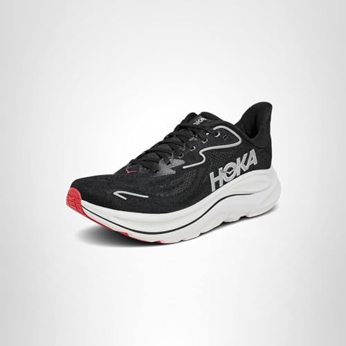 Hoka Men's Clifton 10 Black/Silver 11.5 Medium
