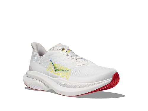 Hoka Men's Mach 6 White/Nimbus Cloud 13 Medium