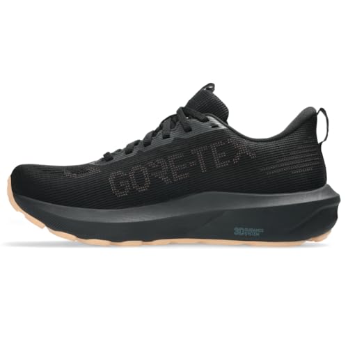 ASICS Women's GT-1000 14 Running Shoes, 8, Black/Misty Pine
