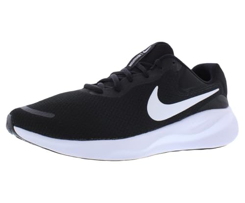 Nike Revolution 7 Wide Unisex Shoes Size 10.5, Color: Black/White/Black