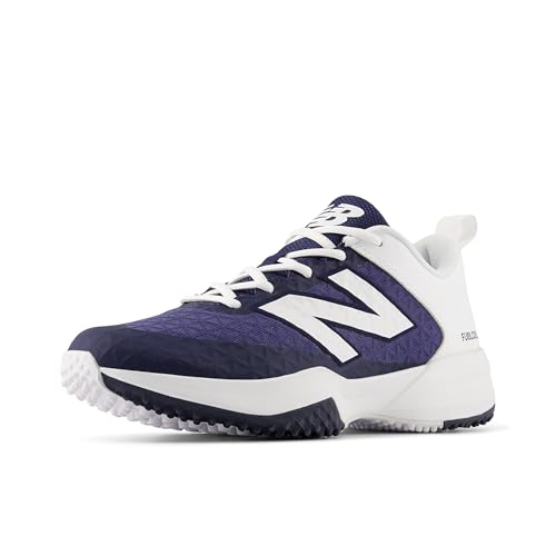 New Balance Men's FuelCell 4040 V8 Turf-Trainer Baseball Shoe, Team Navy/White, 10 M