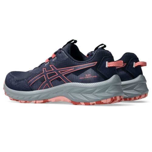 ASICS Women's Gel-Venture 10 Trail Running Shoes, 9, Midnight/Indigo Fog