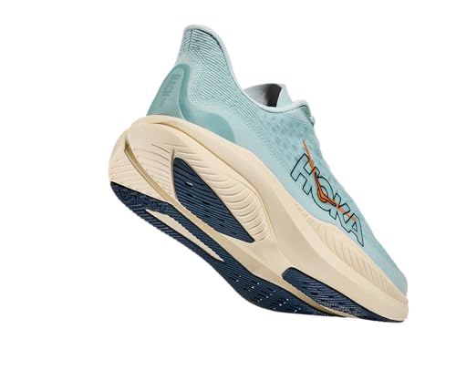 Hoka Men's Mach 6 Sneaker, Clear Sea/Sea Water, 9.5