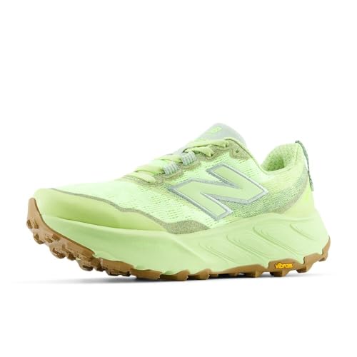 New Balance Women's Fresh Foam X Hierro v9 Trail Running Shoe, Afterglow/Mosaic Green, 7.5