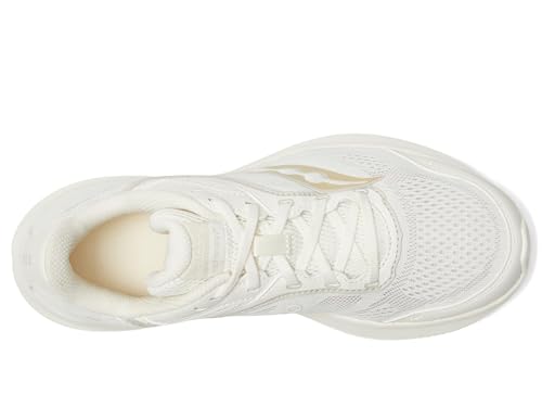 Saucony Women's Cohesion 18 Sneaker, Almond/Gum, 9 Wide