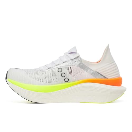 Saucony Unisex Endorphin Elite 2 Running Shoe, White/Vo2, 7