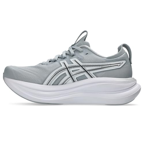 ASICS Women's Gel-Nimbus 28 Running Shoes, 6.5, Piedmont Grey/Pure Silver
