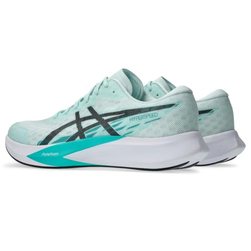ASICS Men's Hyper Speed 4 Running Shoes, 14, Soothing SEA/Black