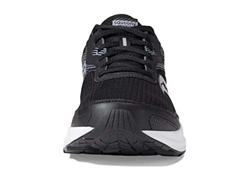 Saucony Men's Cohesion 16 Sneaker, Black/White, 10