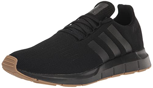 adidas Originals Men's Swift Run Shoe, Black/Black/Gum, 9.5