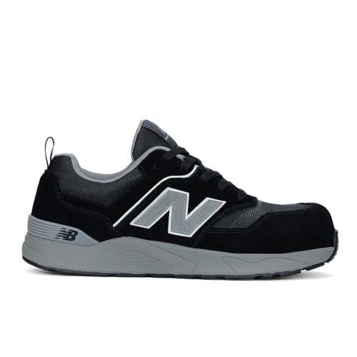 Men's New Balance Elite Lite Safety Work Shoes in Black Grey product image