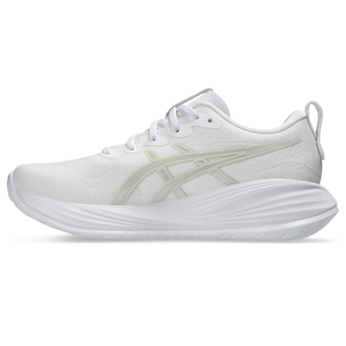 ASICS Women's Gel-Cumulus 27 Running Shoes, 8.5, White/Lake Grey