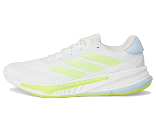 Adidas Men's Supernova Ease Running, Crystal White/Matte Silver/Yellow, 12