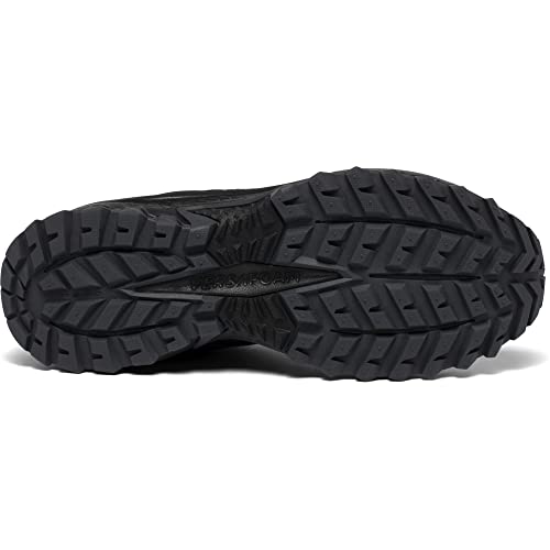 Saucony Men's Excursion TR14 Trail Running Shoe, Black/Charcoal, 11
