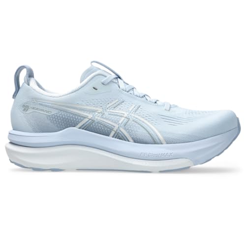 ASICS Women's Gel-Kayano 33 Running Shoes, 8, Solid AIR/Soft Sky
