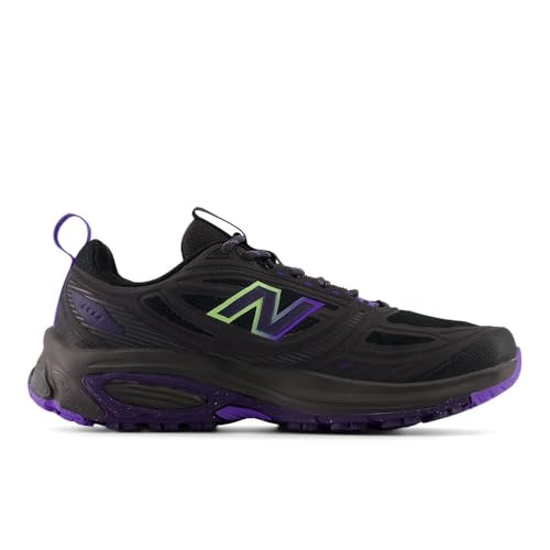 Women's New Balance Fresh Foam 410v9 Trail Shoes in Black/Electric Indigo alternate view 3
