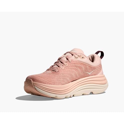 Hoka Women's Gaviota 5 Sneaker, Rose Latte/Rose Cream, 5.5 - alternate view 7